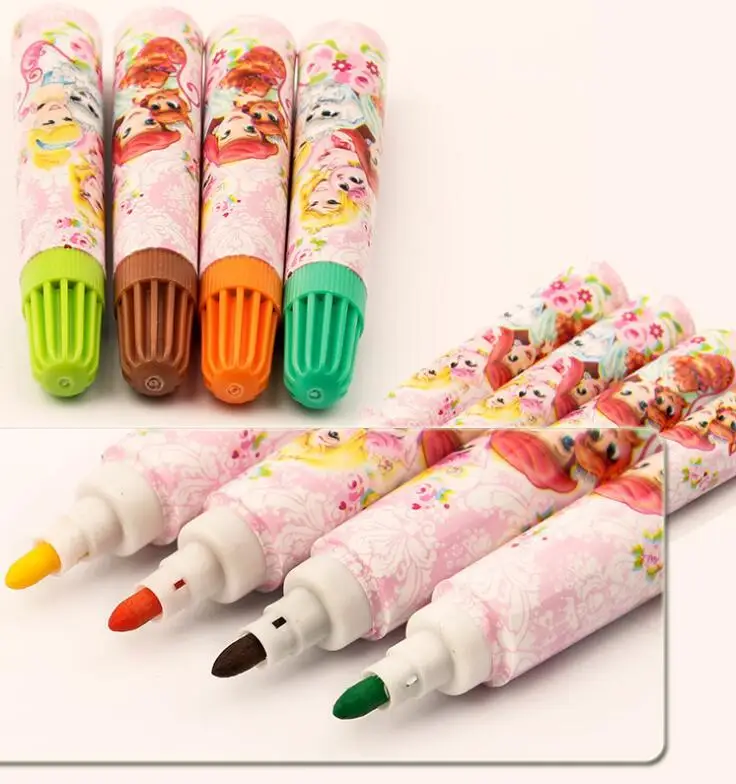 Crayon акварель ручка для маленьких детей с изображением канцелярский комплект