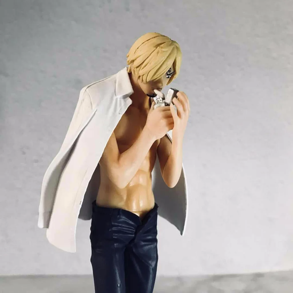 

Wolf Anime One Piece Mantle Xiangjishi Chewing Tobacco Sanji Boxed Garage Kit