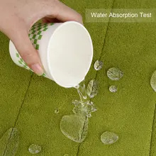 Домашний напольный вертикальный зернистый Зеленый Эластичный хлопковый ковер 40*60 см