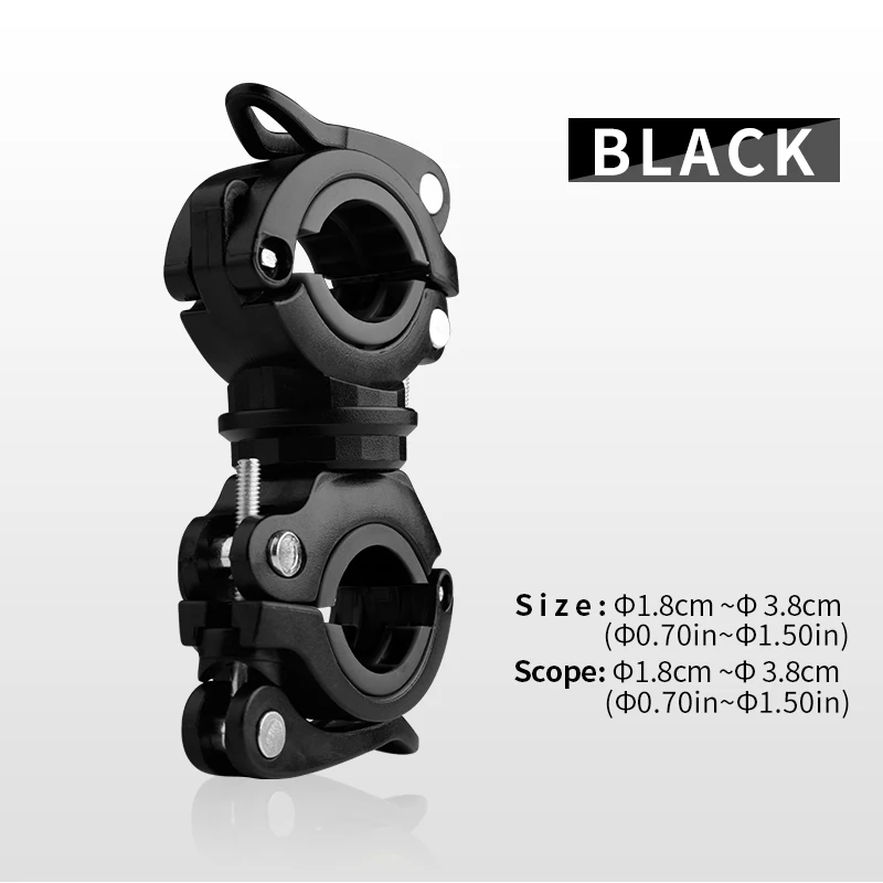 

Torch Flashlight Bracket Light Handlebar Replacement Tool 360° Accessory
