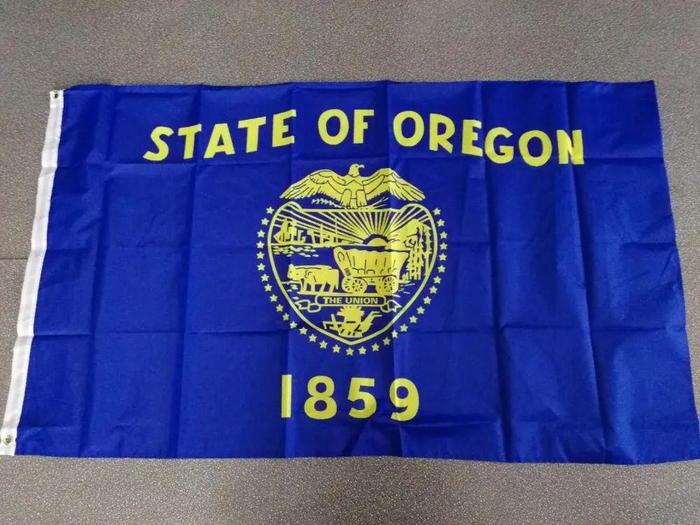 90*150cm us usa state 1859 oregon flag | Дом и сад