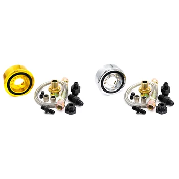 

Car Engine Oil Supply Filter Adapter Aluminum Line Conversion Kit Fit for Acura Honda LS B20