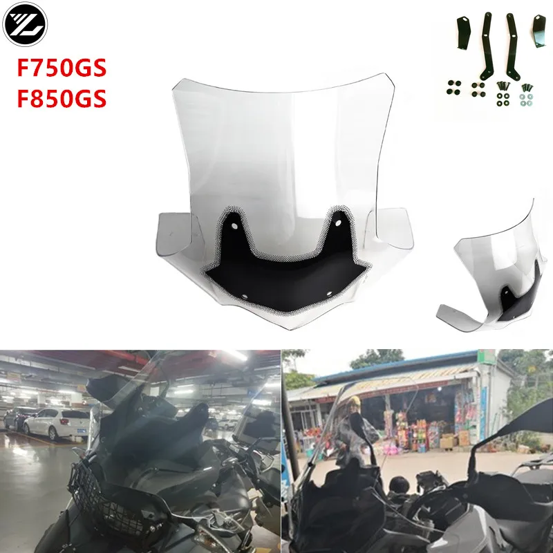 

60*46CM Windshield Windscreen Wind Deflectors For BMW F750GS F850GS 2018 2019 F 750 GS F 850 GS F750 F850 GS Wind Shield Cover