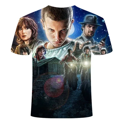 2019 Captain America T Shirt 3D Printed T-shirts Men Fitness Clothing Male Super clear Strange story 2019 Captain America T Shirt 3D Printed T-shirts Men Fitness Clothing Male Super clear Strange story