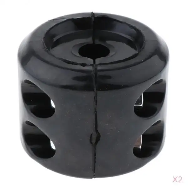 2 Piece ATV UTV Winch Rubber Line Cable Lift Stopper Rubber Cushion + Screws