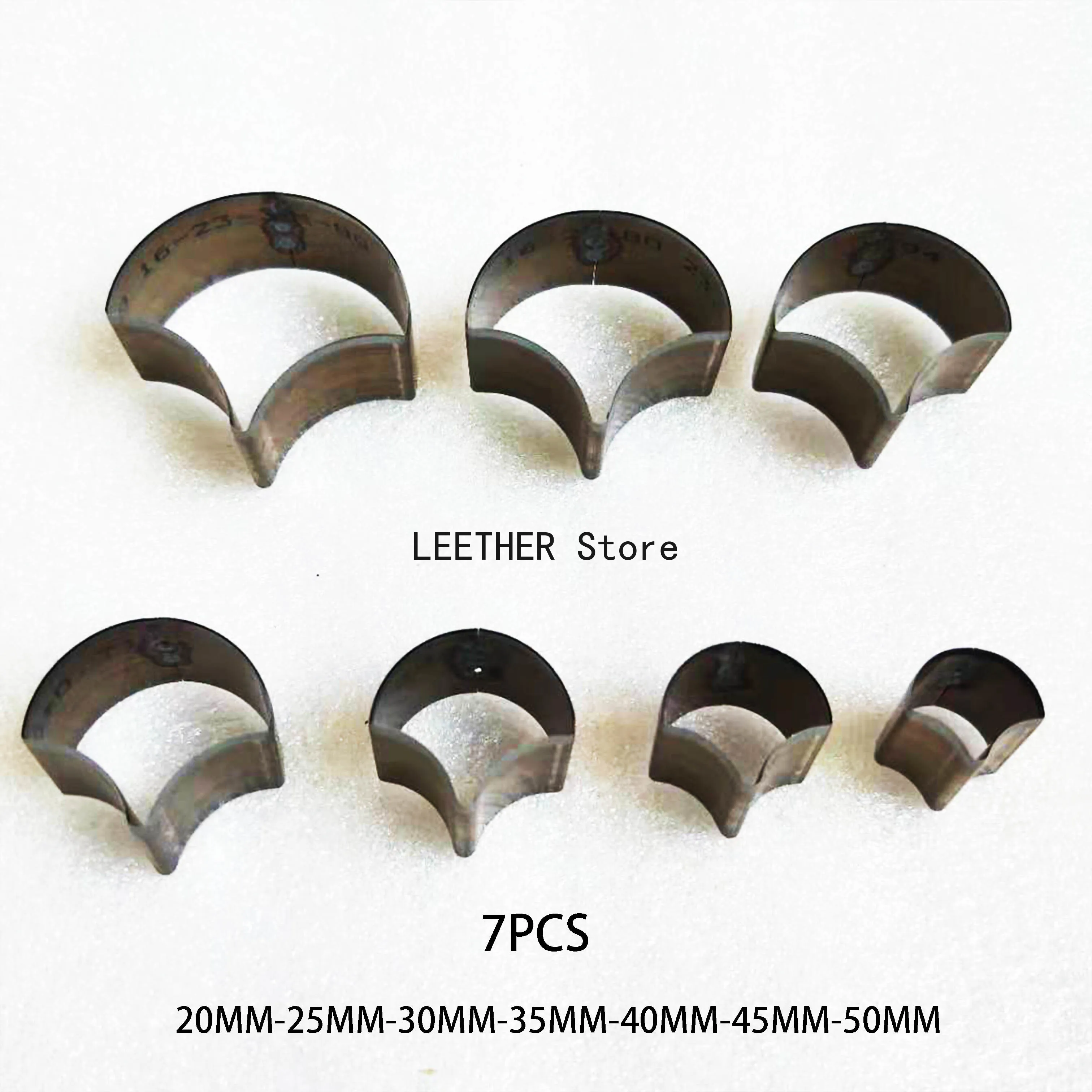 

7pcs/set Japan Steel Blade Rule Die Cut Steel Punch Ginkgo leaves Cutting Mold Wood Dies for Leather Cutter for Leather Crafts