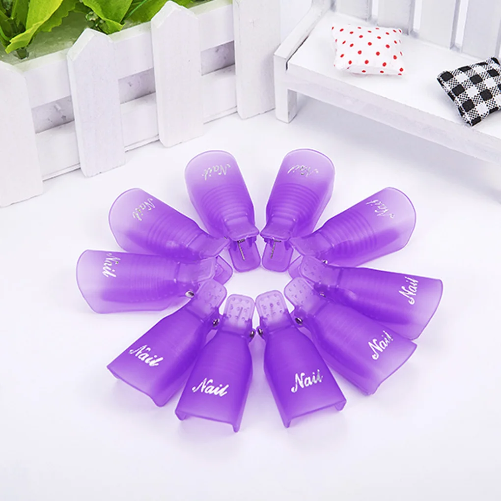 10pcs UV Gel Polish Remover Caps