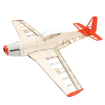 

The New Eight-generation P51 1000mm Wingspan Light Wood Model Fixed-wing Fighter RC Airplane KIT