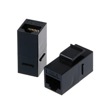 

2 Pcs Unshielded Pass-through Module UTP Network Module RJ45 Connector Adapter