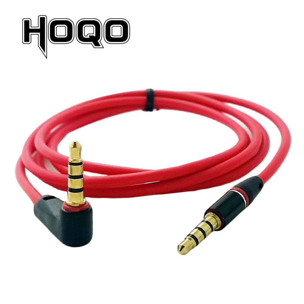 1/8 trrs male to male Car Audio cable headphone for phones 15cm 90 Degree Angle 4 pole 3.5mm to 3.5mm Plug Audio Cable