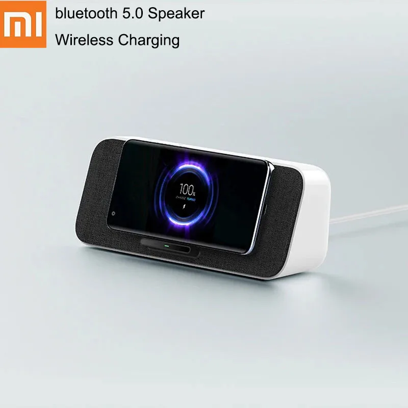 Оригинальная Беспроводная колонка Xiaomi 30 Вт, Bluetooth 5,0, Быстрая Зарядка QI, NFC, двойная басовая Колонка для iPhone 11, Xiaomi 9, 10 Pro, Sam S10 Оригинальная Беспроводная колонка Xiaomi 30 Вт, Bluetooth 5,0, Быстрая Зарядка QI, NFC, двойная басовая Колонка для iPhone 11, Xiaomi 9, 10 Pro, Sam S10