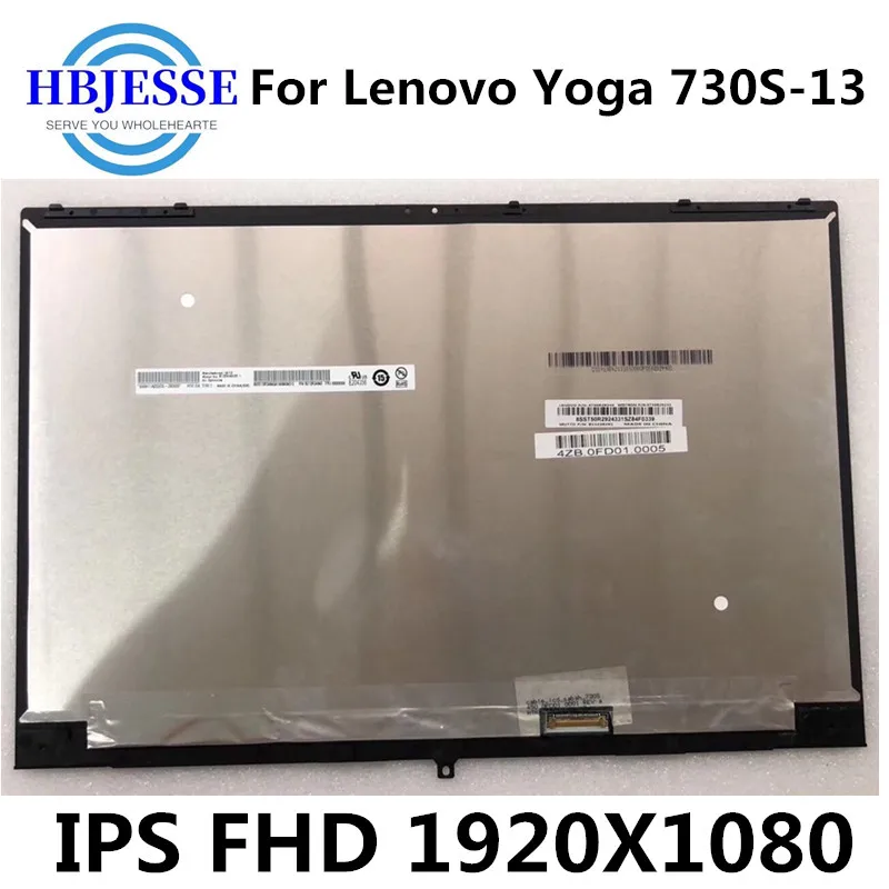 US $110.00 133 LCD Screen Glass Digitizer Assembly With Frame For Lenovo Yoga 730S13 730s13 B133HAN051 1920X1080