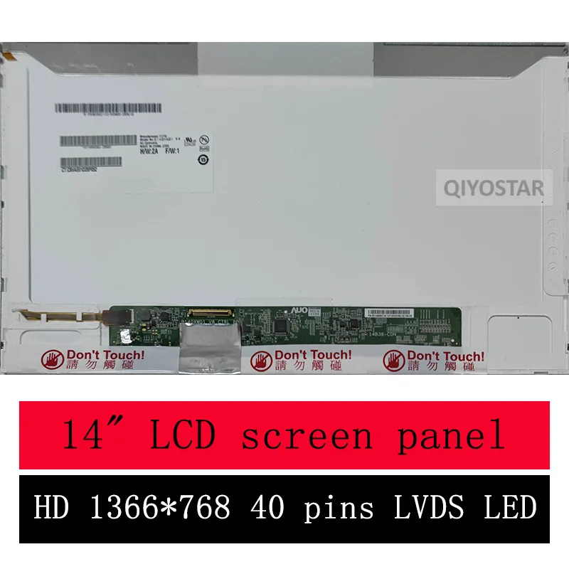 14-дюймовая светодиодная матрица для ноутбуков ASUS A43S A43T N43S N43J P43S X44H X44L X45V A45V замена