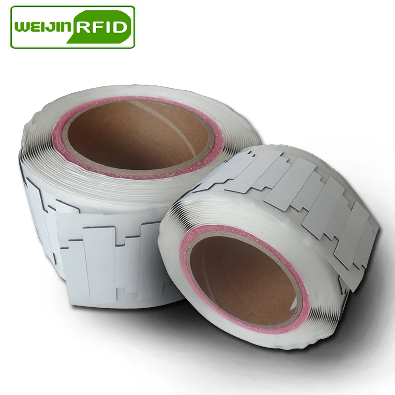 Ультратонкая метка UHF RFID 915 м 868 Monza R6 54*12 5*0 8 мм EPC6C IT фиксированные активы маленькая