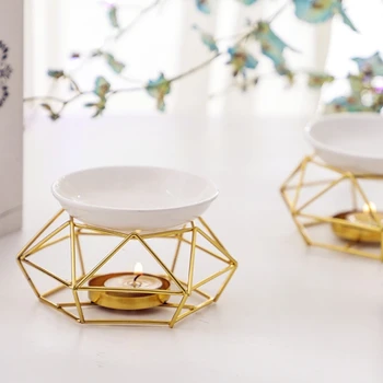 

Bird's Nest Stylish Design Romantic Ceramic Tealight Candle Holder Oil Burner