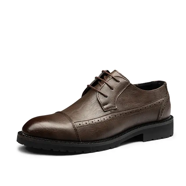 flat sole derby shoes