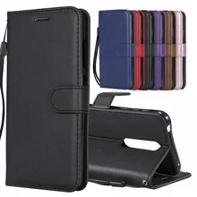 Caso da aleta de couro para nokia 7.1 8.1 plus x7 x71 3.2 4.2 1.3 2.3 caso capa carteira nokia 3.1 mais slot para cartão silicone volta caso