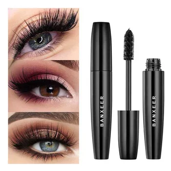

Banxeer Pluizige Volume Mascara Make 4D Zijde Fiber Lash Mascara Waterproof Rimel 3d Mascara Dikke Lange Curling Wimper