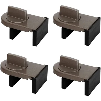 

4 Pcs Sliding Sash Stopper Cabinet Locks Straps Window Sliding Lock Doors Sliding Door Proof Security Lock Stopper Wedge