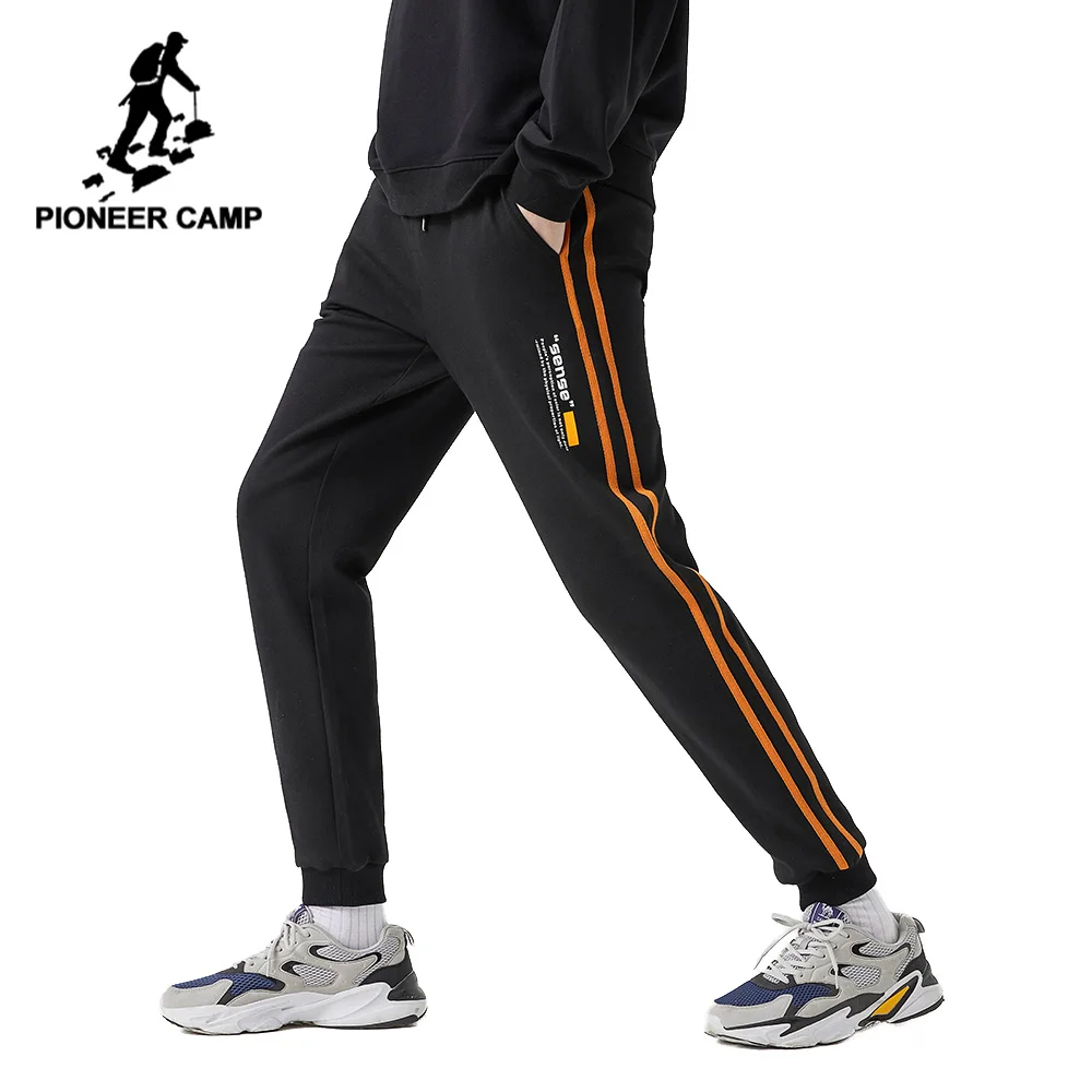 Pioneer Camp 2020 Spring Stripe Sweatpants Men Cotton Sportwear Loose Streetwear Mens Joggers Trousers AZZ0105007 | Мужская одежда