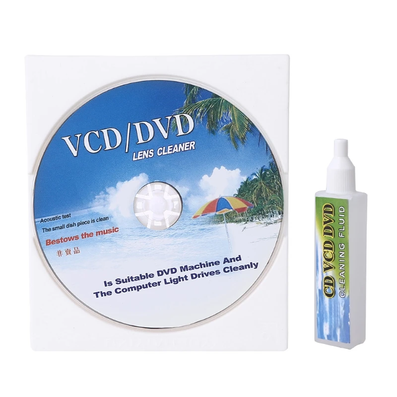 Video Cleaning Repair Products Commonly Used Computer Disc Cleaning Fluid DVD VCD Lens Clean Disc blu ray lens cleaner
