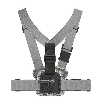 

for GoPro DJI Osmo Action Camera Accessories Double Mount Skidproof Strong Elasticity Chest Strap Band for Gopro for SJCAM