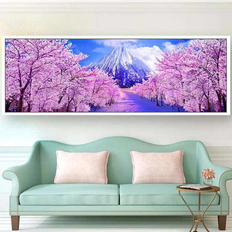 RAILONCH 5D алмазная картина полная дрель Вишневое дерево вышивка крестом DIY Алмазная