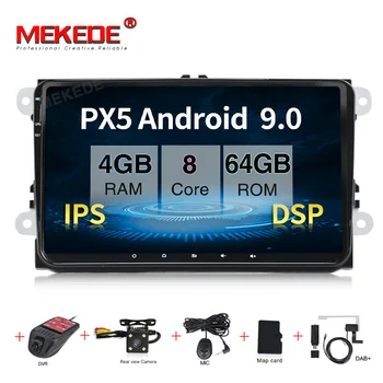 

PX5 Android 9.0 2Din For VW/Volkswagen/Golf/Polo/Tiguan/Passat/b7/b6/leon/Skoda/Octavia car Radio GPS Car Multimedia player