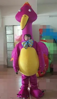 

NEW Cute Cosplay Halloween Head Big Tail Purple Dragon Mascot Costume Cosplay Party Dress Adults Unisex Christmas Cosplay Gift