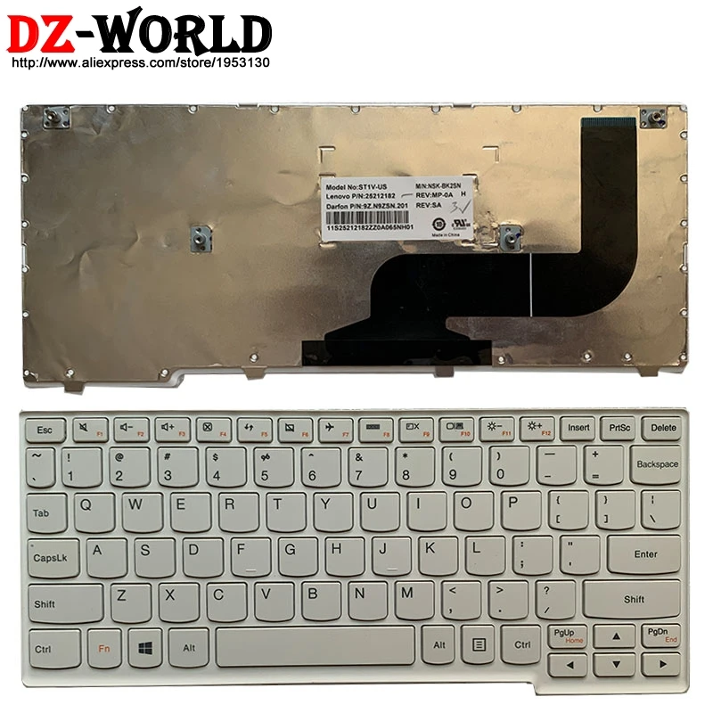 New Original US English Keyboard for Lenovo Ideapad S210 S215 S21e-20 S20-30 Yoga 11S Laptop 25212182 25212122 25212152 | Компьютеры и
