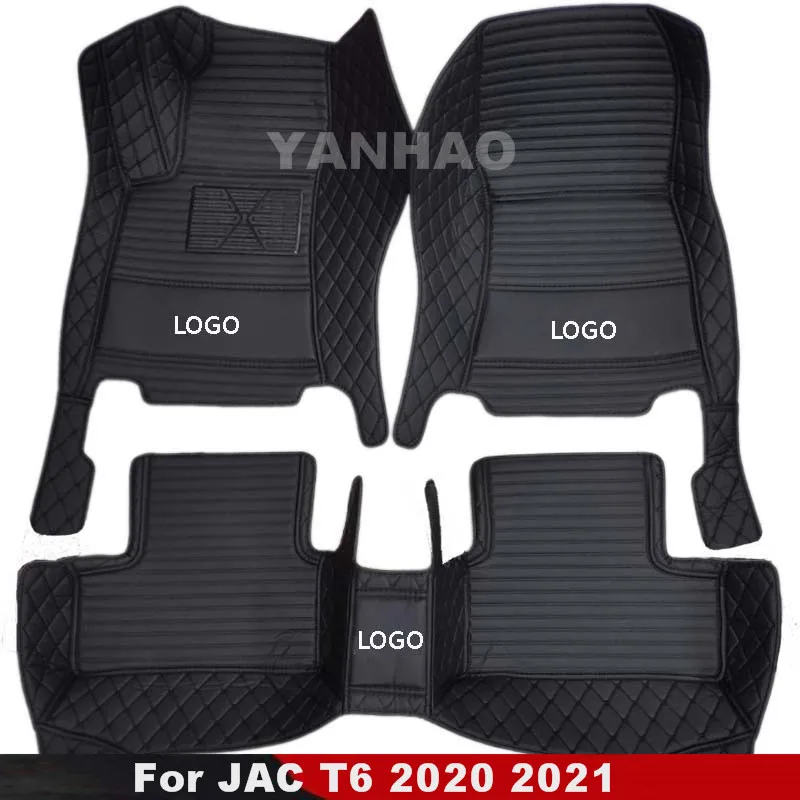 

Автомобильные коврики для JAC T6 2020 2021, кожаные коврики, аксессуары для интерьера автомобиля, Защитные Чехлы, декоративные коврики