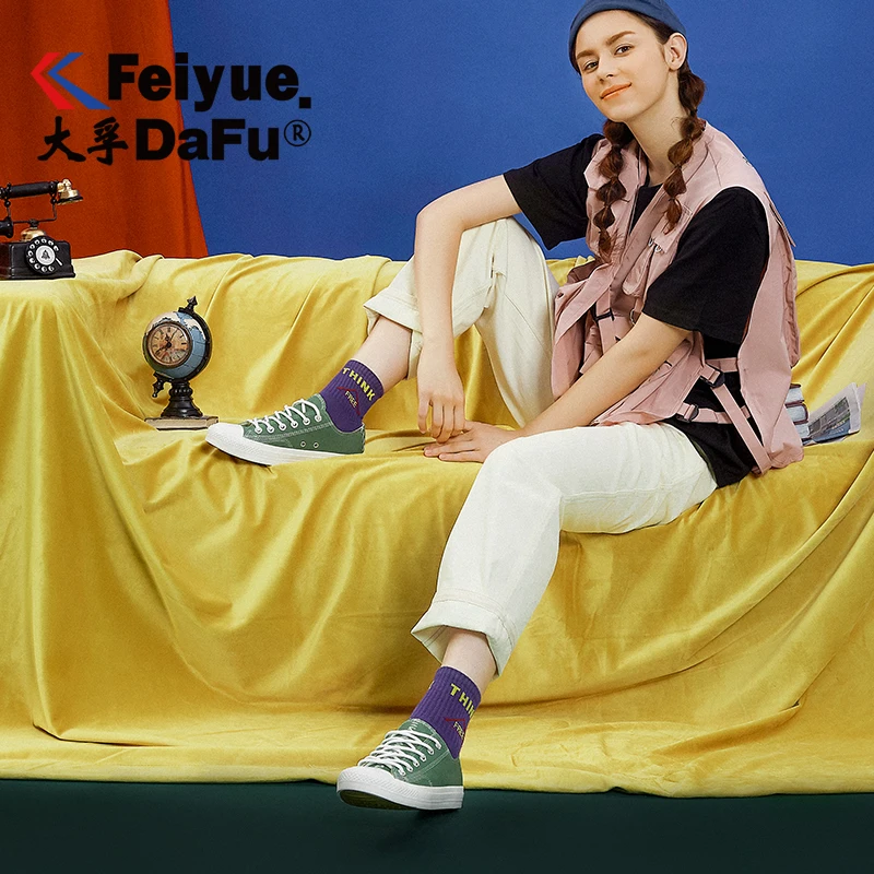 Dafu Feiyue/парусиновая обувь; коллекция 8231 года; сезон весна-осень; женские кроссовки; Вулканизированная обувь; 5 цветов; Женская обувь в стиле Харадзюку;