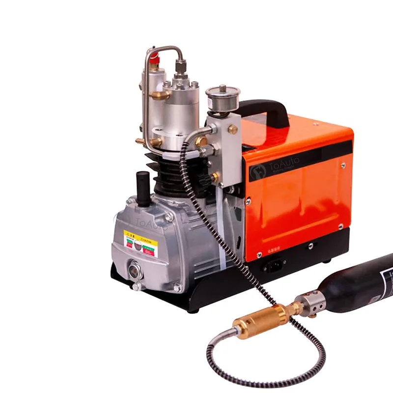 

Adjustable Preset Pressure Auto Stop 4500PSI 300Bar 30MPA Electric 110V PCP Airgun Refile High Pressure Air Compressor Air Pump
