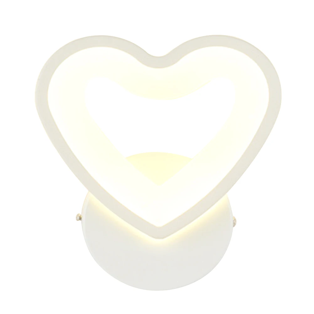 

Home Decor Children Room 220V Night Light 11W Led Warm White For Bedroom Simple Corridor Modern Easy Install Wall Lamp Acrylic