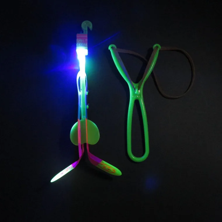 Большой размер синий свет стрела для рогатки вспышка летающая фея Сияющие дети стойла ночной рынок игрушка поставки ИУ товаров оптом