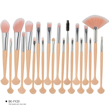 

AliExpress Hot Sale 20 Makeup Brush Set Shell Shape Professional Makeup Tool Made in China High Quality Creative Makeup Brush