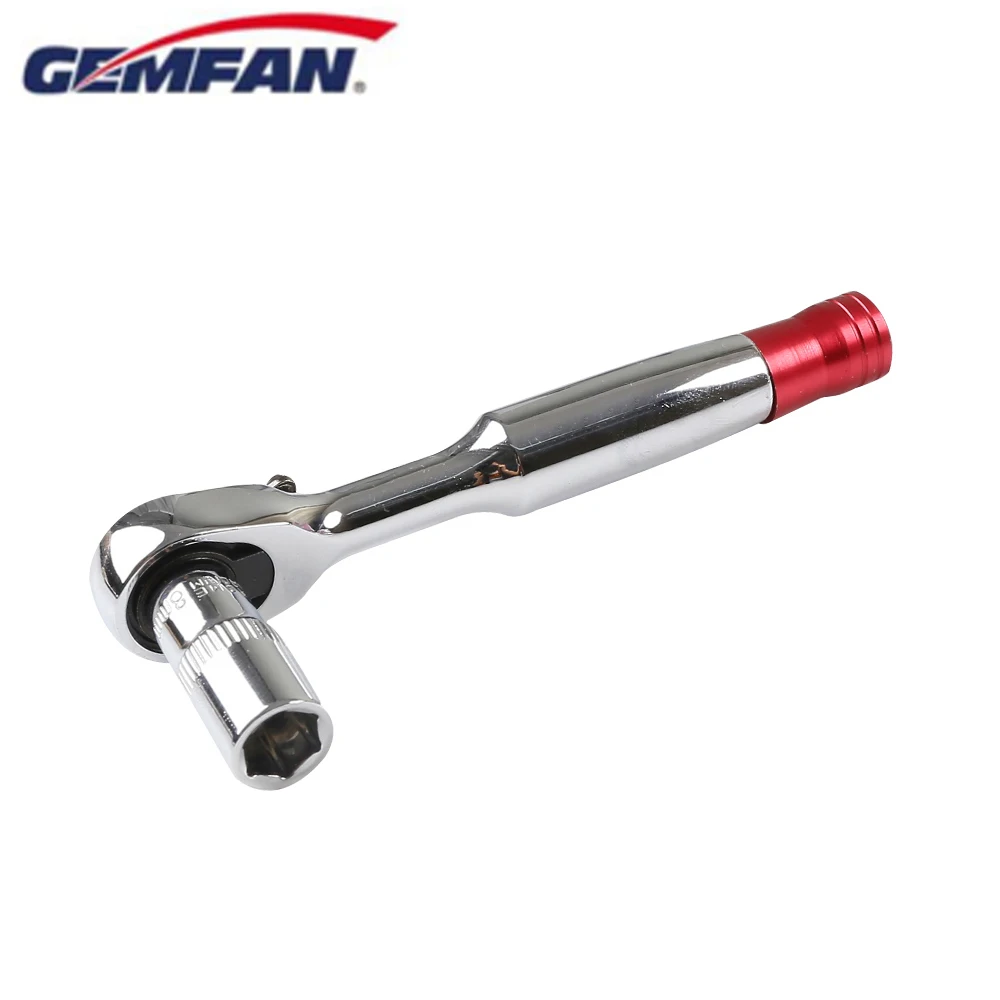 

GEMFAN WL-06 1/4 8MM Ratchet Screwdriver Socket Wrench for Brushless Motor Propeller RC Drone FPV Racing RC Car