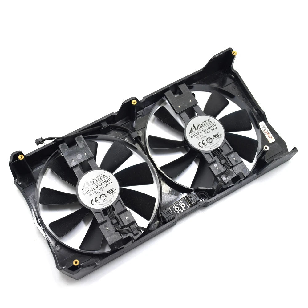 GAA8B2U 4Pin R9 380 кулер вентилятор для сапфир 2G D5 4G OC графическая карта с Пластик