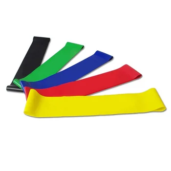 

1/5pcs Yoga Pilates Resistance Bands Latex Gym Strength Training Rubber Loops Bands Fitness Equipment Exercise Elastic Bands