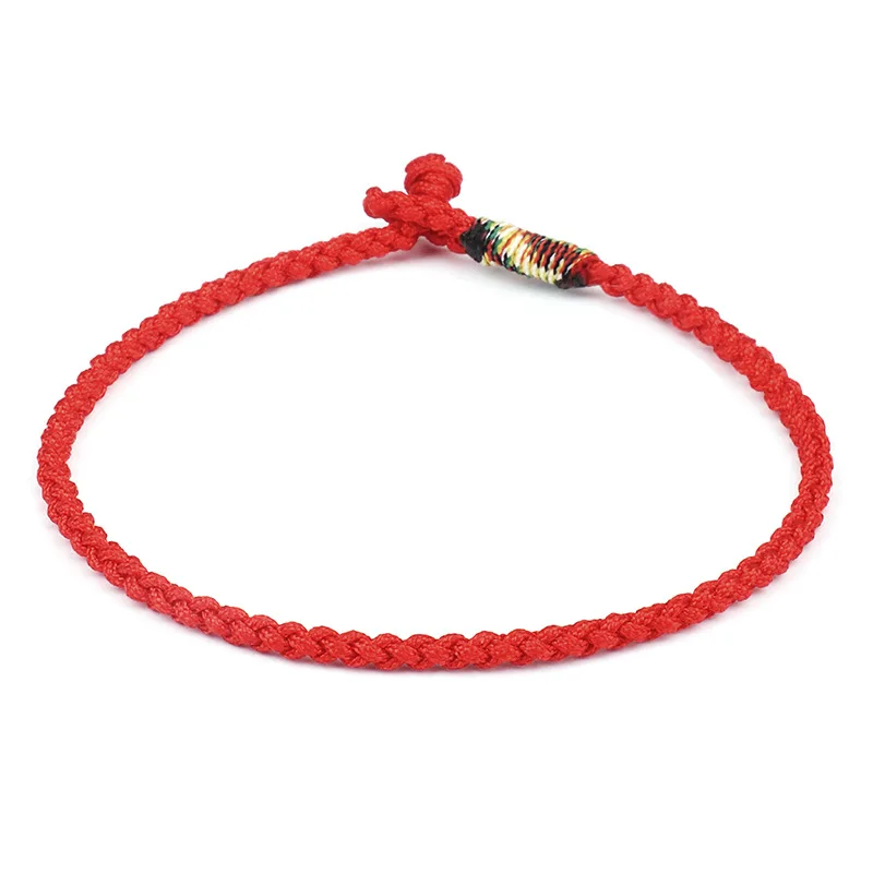 Five Colors Handmade Tibetan Buddhist Love Lucky Charm Tibetan Thread Bracelets & Bangles For Women Men Knot Budda Rope Bracelet
