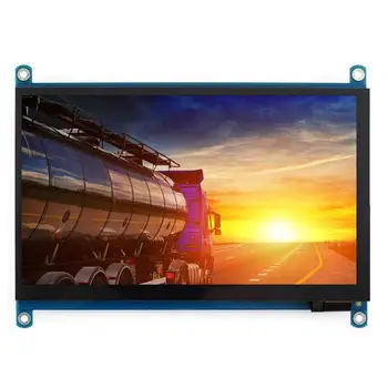 

Hot Sale HDMI Display Delicate Texture For Raspberry Pi 4B/3B+ 1024 X 600 HDMI Monitor 7 inch LCD Display Touch Screen