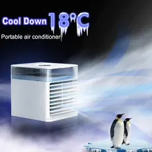 Portable Air Conditioner Household Multifunctional Humidifier Purifier USB Desktop Air Conditioner Fan with UV Germicidal Lamp