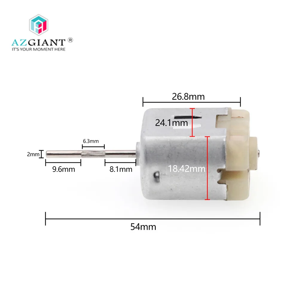Автомобильный Дверной замок, длинный вал для мотора, 12 Вольт, плоский двигатель с угольной щеткой постоянного тока, 260 замок, привод двигателя, ELV ESL блокировка двигателя