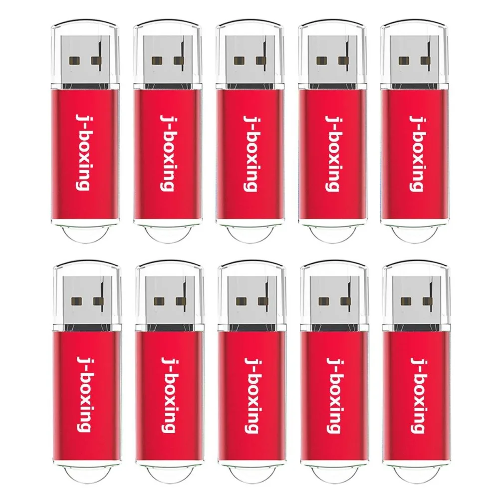 J-бокс 512 Мб USB флеш-накопители 10 шт. 64 Мб 128 МБ 256 МБ маленькая емкость Pendrives zip-накопители для компьютера и автомобиля USB хранение данных красный