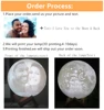 Photo Custom Moonlight,3D Moon Lamp,LED Moon Night Light with Stand,Customize Photo&Text USB Rechargeable Home Decorative ► Photo 2/6