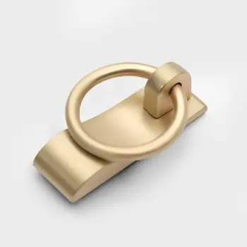 Gold Cabinet Pulls Copper Kitchen Cupboard Drawer Knobs Furniture Door Handle