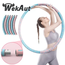 Hulla Circle – cerceaux de Sport amovibles en acier inoxydable, anneau de taille pour la perte de poids, 6/7/8 pièces