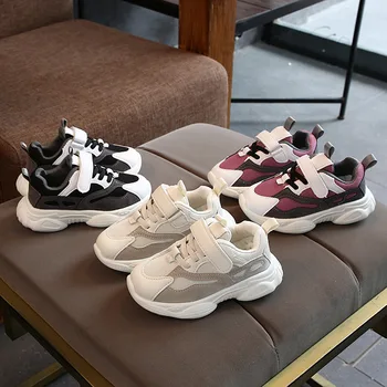 

2019 Autumn and Winter New Boys and Girls Sports Shoes Breathable Fashion Non-slip Warm Casual Shoes Baby Shoes
