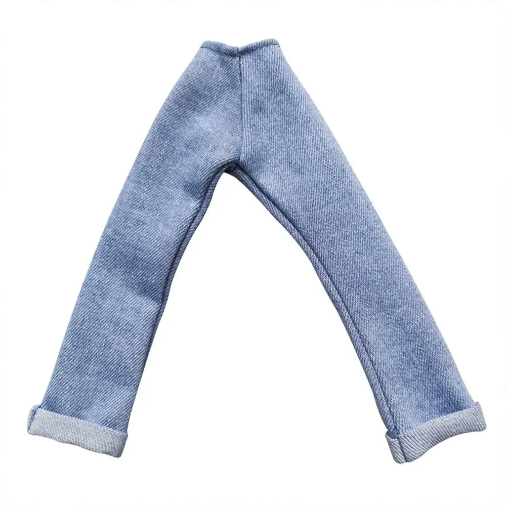 Multi-styles 11.5" Floral Jeans 1/6 BJD Dolls Leather Pants Dolls Trousers Casual Wears Fashion Kids Toys Clothes Accessories
