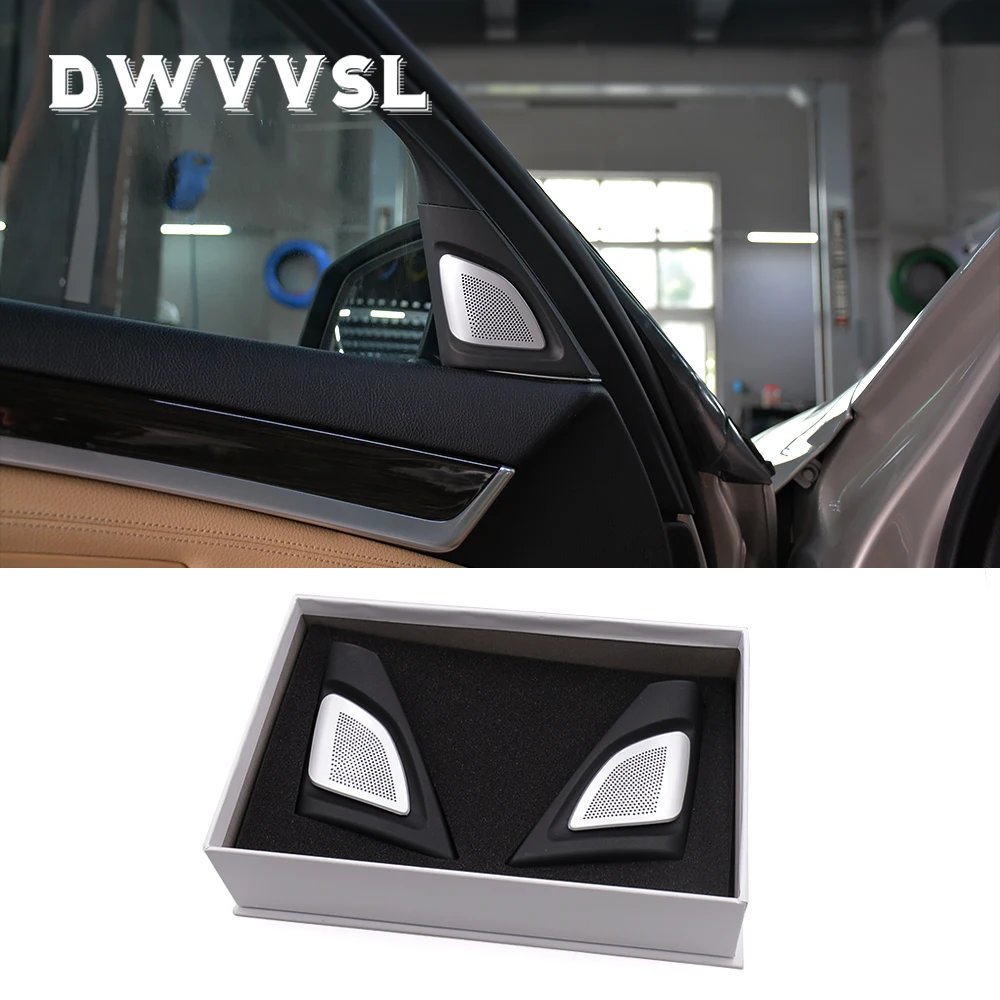 

lluminated speaker cover tweeter trim BO style for bmw f10 f11 5 series a-column light horn cover ornament glow speaker trim